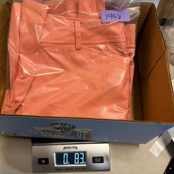 Talbots 4 Perfect Shorts Peach Pink Bermuda Formal Golf Party Preppy Posh Summer - Picture 10 of 10